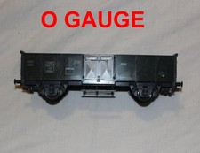 Lima O gauge wagon of SNCF in dark green - no couplers