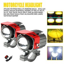 2x Yellow White LED Spot Light