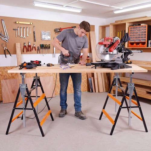 Pack folding saw horses - 2,