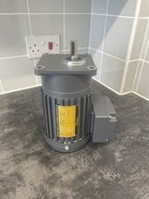 230V single phase 1.2A 200W  geared motor 15:1