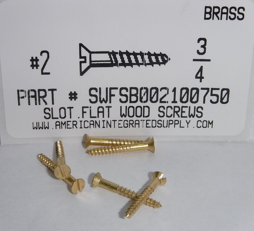 2x3 flat head - #2x3/4, wood