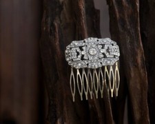 Antique Art Deco Silver Hair