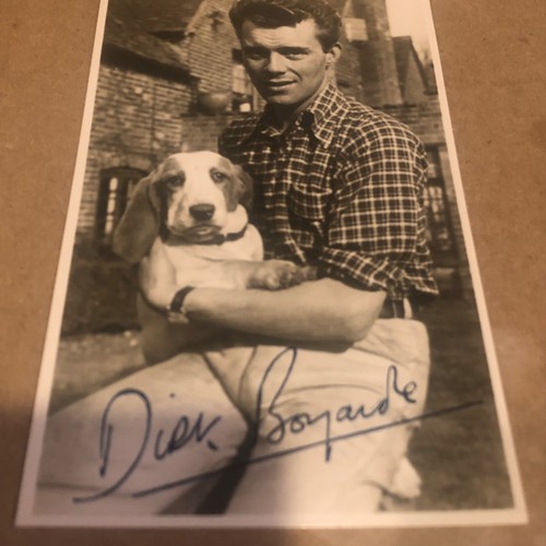 Dirk bogarde autographed - dirk,