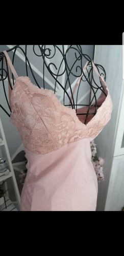 Pink blush knee length strappy - pink,