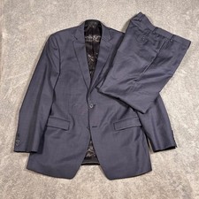 Calvin Klein Suit Navy 100%
