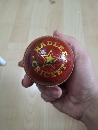Signed cricket ball - signed,