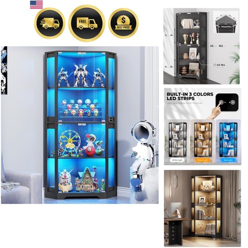 Corner display cabinet glass - display,