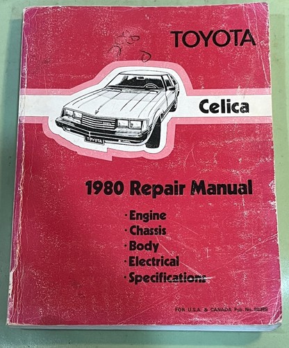 1980 toyota celica - 1980, service