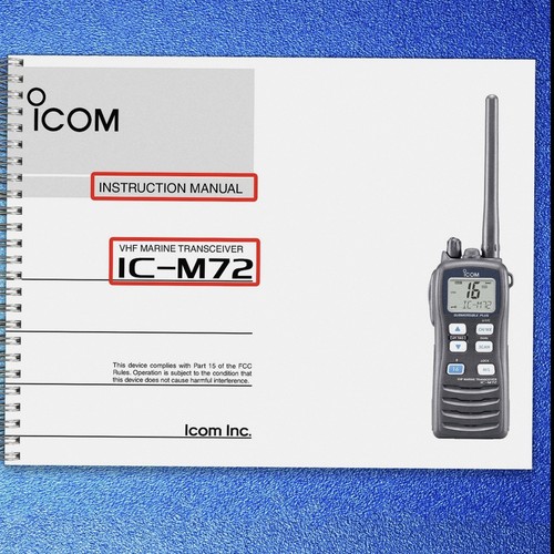 Icom m72 marine - icom, transceiver