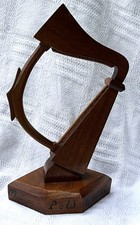 Irish Republican  MAGILLIGAN Prisoner's Mahogany Harp (IRA / INLA) PoW Camp 1977