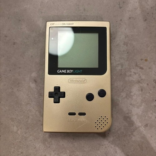 Nintendo game boy - light, gold