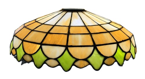 Stained glass leaded shade - glass,