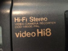 SONY Hi8 CCD-V800E / PAL Camcorder With Accessories Untested for repair or parts