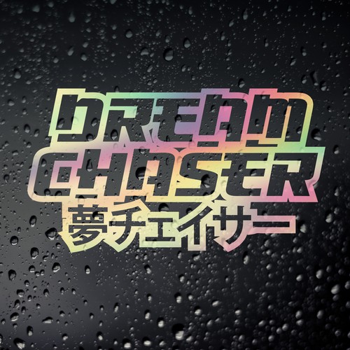 Jdm sticker dream chaser gold - sticker,,
