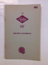 Riley Elf Drivers Handbook NOS