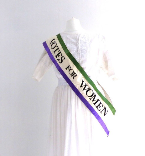 Suffragette protest sash - suffragette,