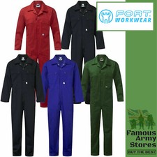 Mens heavy duty boilersuit zip - heavy,