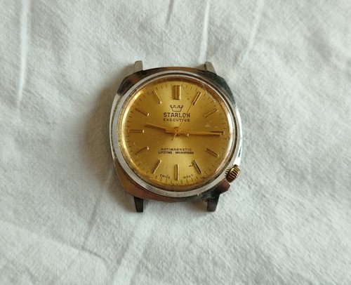 Vintage lucerne gents - gents, gold