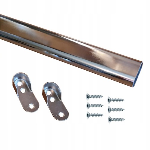 Wardrobe rail oval - rail,