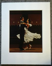 JACK VETTRIANO "TAKE THIS WALTZ" MOUNTED ART PRINT SINGLE MOUNT 10 X 8