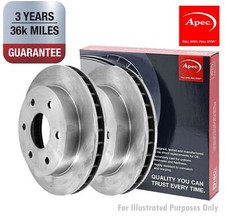 Pair of Apec Brake Disc Front