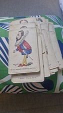 Antique Vintage Happy Families Snap card game 1880s full set 56 cards