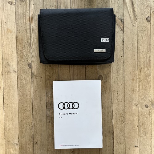 Audi owners handbook - audi, a3