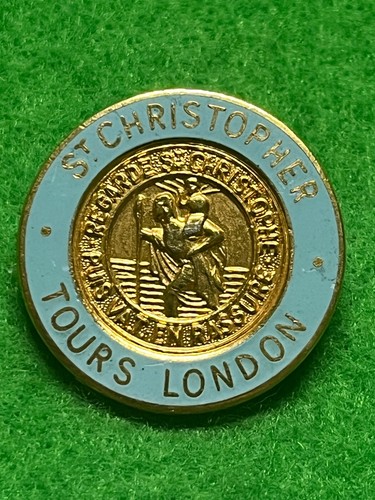 Christopher pin badge - badge,