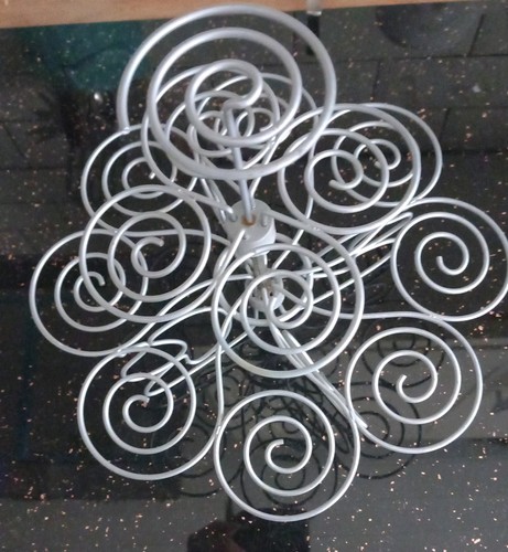 Silver metal cupcake stand - cupcake,