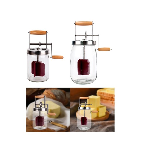 Hand crank butter churner - hand,