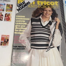 MON TRICOT children’s Knitting & CROCHET Booklet MJ64 vintage 1979