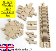 Fun 8-Piece Wooden Train Track