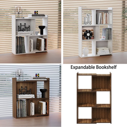 Stretchable wooden shelf - wooden,