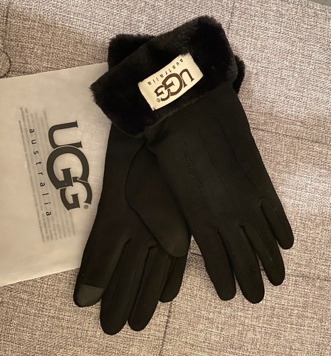 Black ugg touch - black, faux