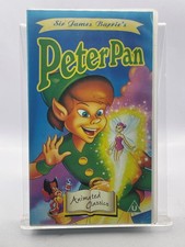 Sir James Barrie's Peter Pan VHS Tape