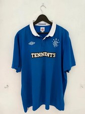Authentic 3XL 2010 2011 Rangers FC Home Umbro Football Shirt