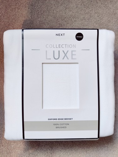 Next luxe white brushed cotton - next,