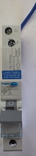 Hager amp single - hager,