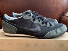 Nike Vintage Track Racer Trainers Uk8 Rare Black/Grey C/Way In original Box