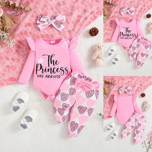 3pcs newborn baby - 3pcs, floral