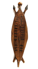 Wooden African Tribal Shield