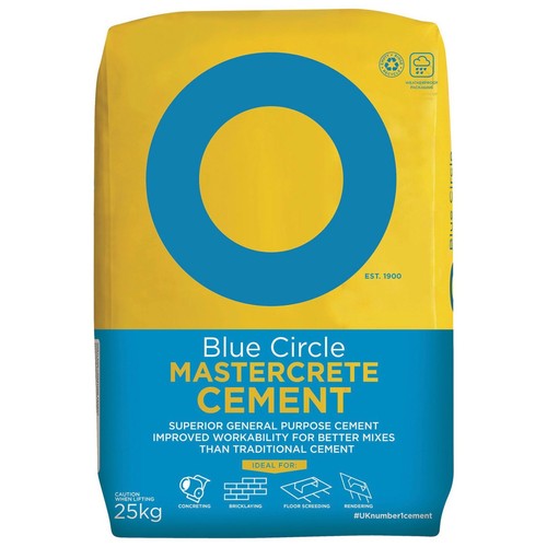 Blue circle mastercrete - x,
