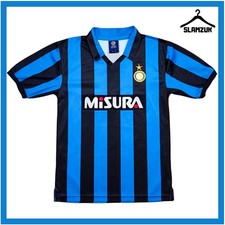 Inter Milan Football Shirt Small Home Kit Maglia Retro Jersey 1990 1991 EE44