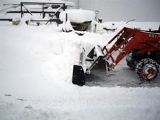 LOADER BUCKET SNOW PLOUGH