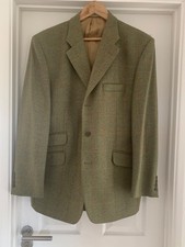 Classic Country Tweed Jacket - 42R- Green check - Brocklehursts of Bakewell