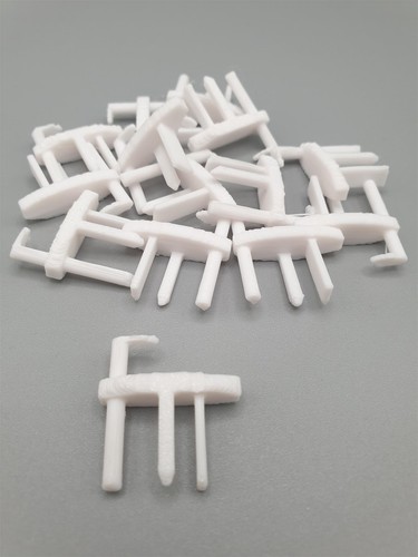 Caravan window blind end clips - window,