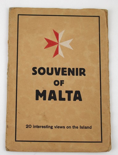 Souvenir malta fold out - souvenir,