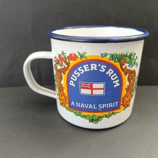 Pusser's Rum Enamel Tin Mug A