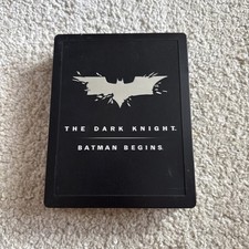 The Dark Knight & Batman Begins, 4 Disc Blu-ray Steel Book Boxset. Limited Editi
