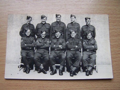 Military vintage postcard - rp,